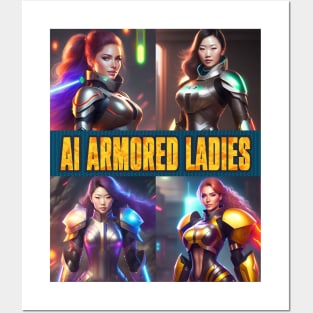 AI Armored Ladies Posters and Art